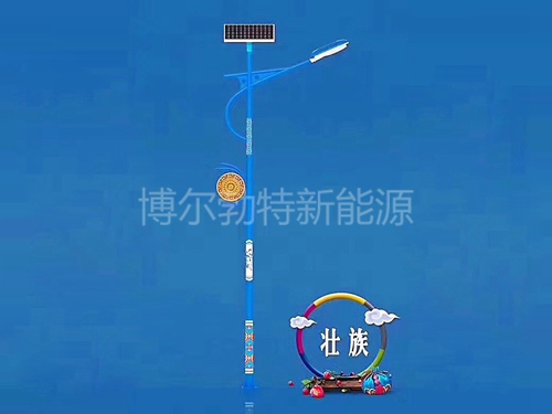 民族特色太陽(yáng)能路燈