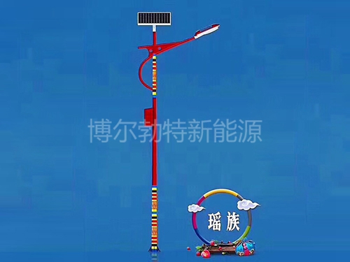 民族特色太陽(yáng)能路燈